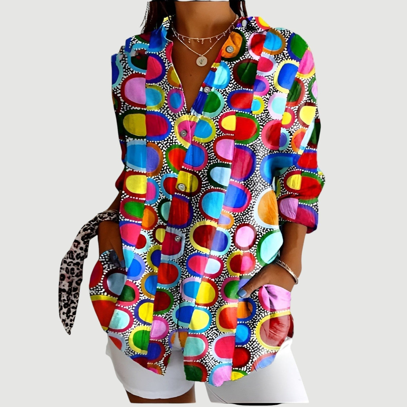 Tilly™ | Blouse with Colorful Design