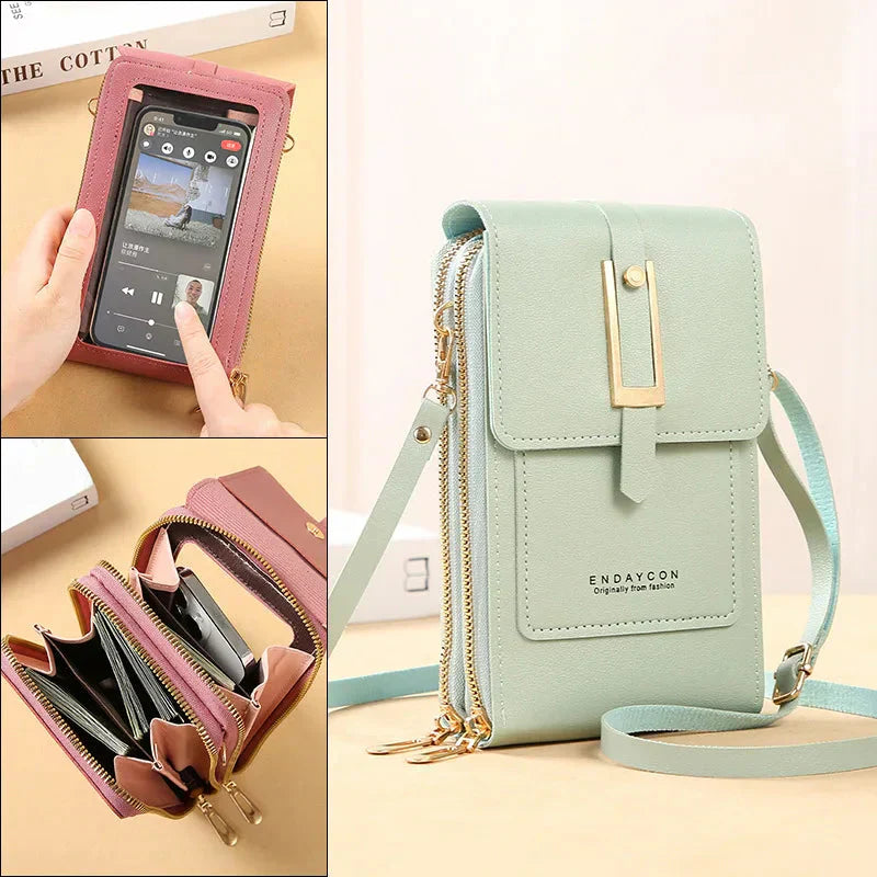 Noora™ | Crossbody Bag with Mobile Phone Holder